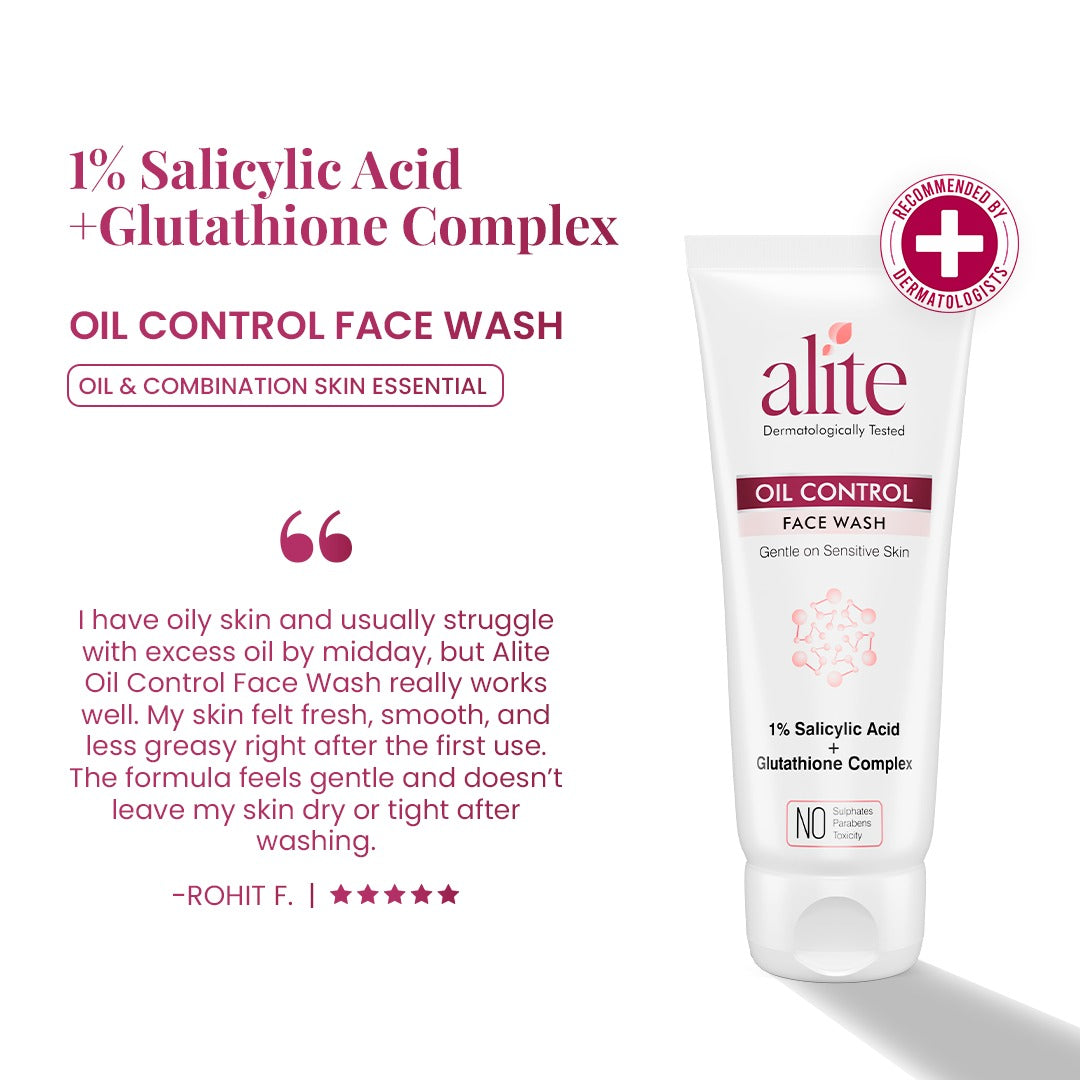Alite Oil Control Face Wash (70g) - For Acne & Oil Control
